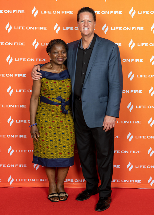 Ronke Sanni with James Malinchak